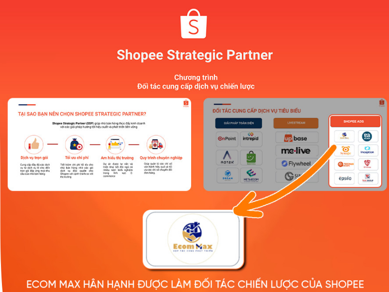 Ecommax được Shopee lựa chọn làm đối tác chiến lược như thế nào? shopee