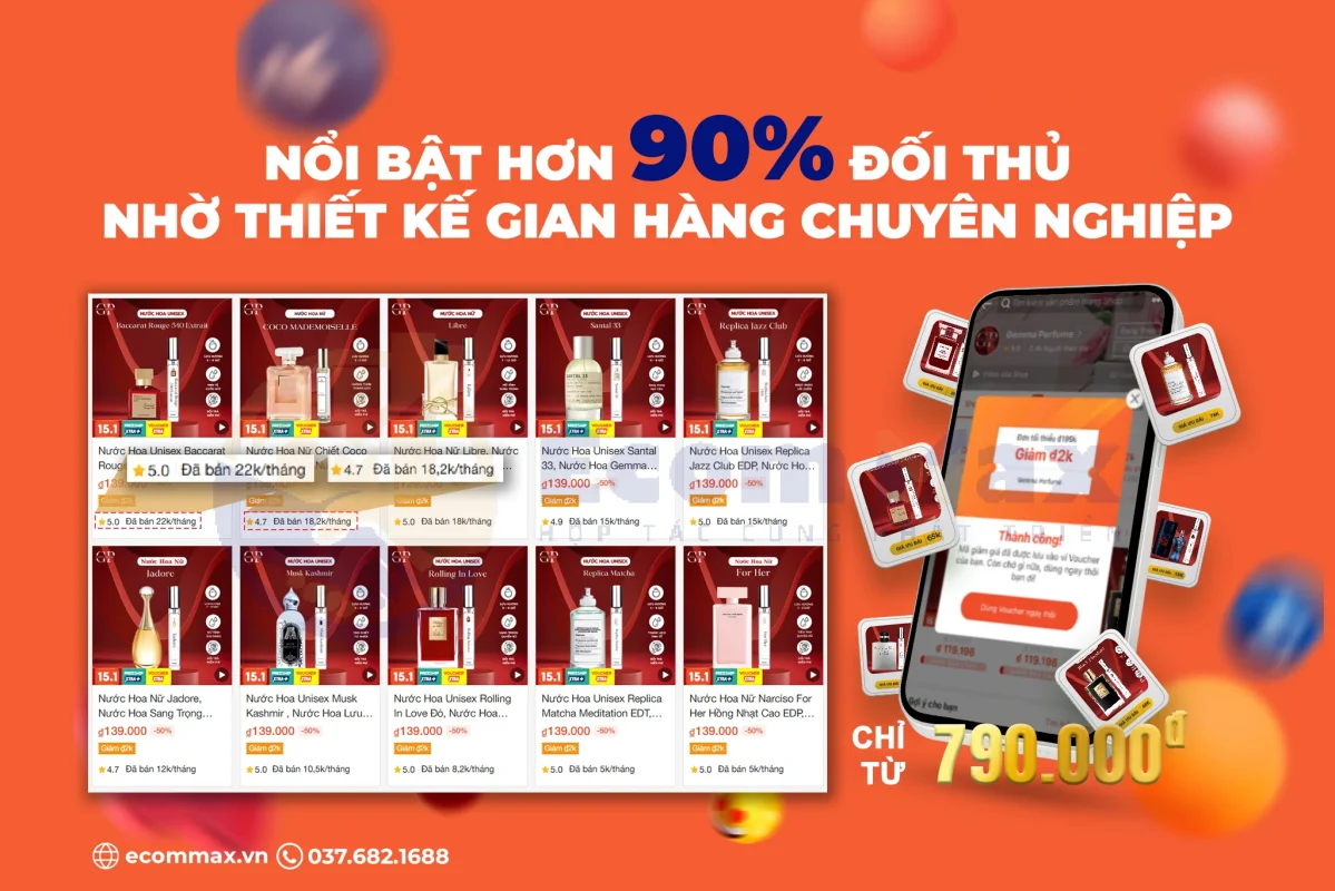 Hướng Dẫn Thiết Kế Gian Hàng Shopee Ấn Tượng và Cách Trang Trí Shopee Tối Ưu Hiệu Quả noi bat hon 90