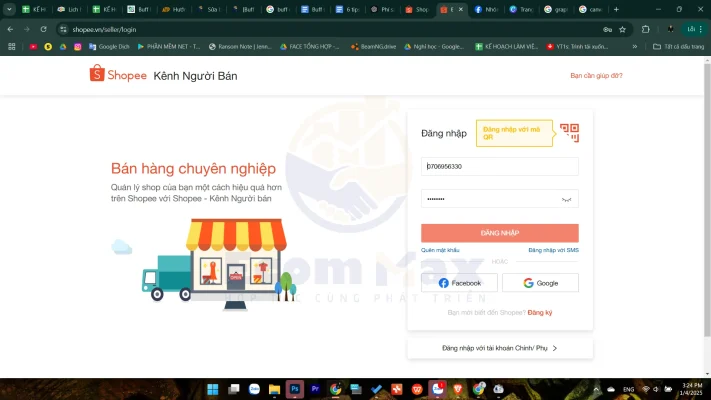 Ảnh bìa Shopee: Chia sẻ kinh nghiệm từ các shop ngàn đơn Đăng nhập tài khoản Shopee