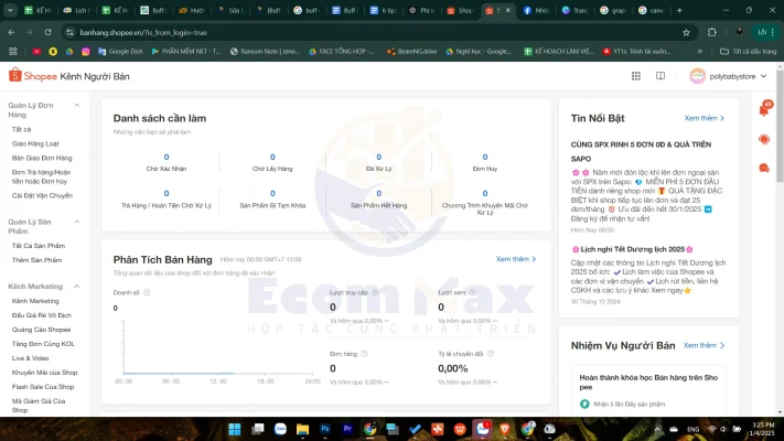 Ảnh bìa Shopee: Chia sẻ kinh nghiệm từ các shop ngàn đơn Truy cập Kênh người bán Shopee