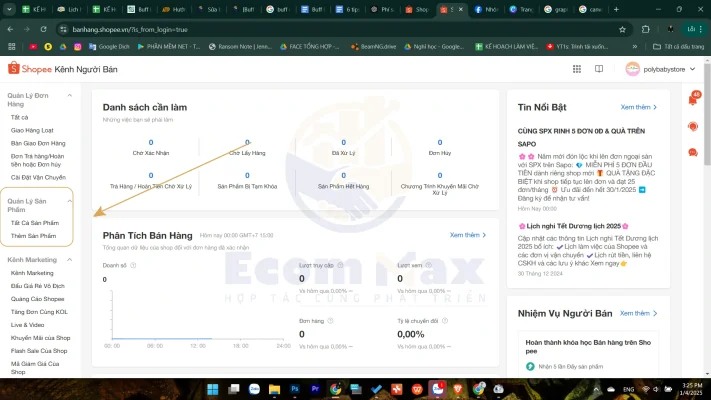 Ảnh bìa Shopee: Chia sẻ kinh nghiệm từ các shop ngàn đơn Chọn Tất cả sản phẩm