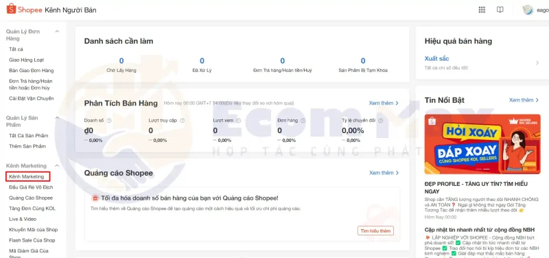 Hướng Dẫn Chạy Quảng Cáo Shopee & Cách Đọc Chỉ Số Giao diện Kênh Người bán Shopee
