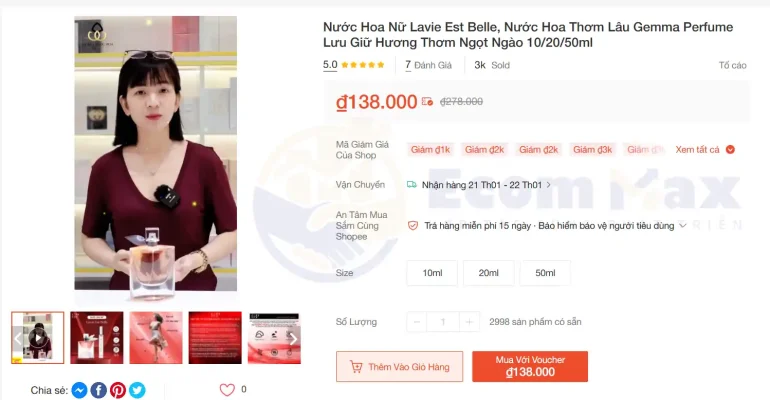 Hướng Dẫn Chạy Quảng Cáo Shopee & Cách Đọc Chỉ Số Gian hàng cần được tối ưu nội dung trước khi chạy quảng cáo để đạt hiệu quả cao
