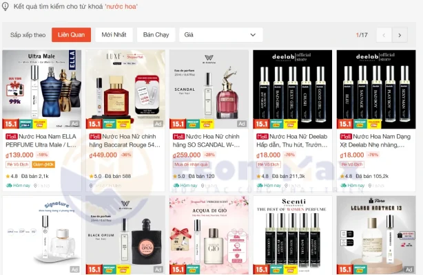 Ảnh bìa Shopee: Chia sẻ kinh nghiệm từ các shop ngàn đơn Ảnh bìa Shopee hiển thị trên kết quả tìm kiếm