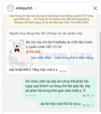 Bán Hàng Shopee Hiệu Quả: Hướng Dẫn Từ A đến Z Cho Người Mới Bắt Đầu Hình ảnh tin nhắn tư vấn trên Shopee