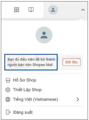 Đăng Ký Shopee Mall 2025: Cập Nhật Chính Sách Mới Từ Shopee Gian hàng được thông báo đủ điều kiện đăng ký Shopee Mall