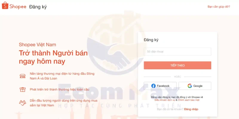 Mở Gian Hàng Shopee: Đừng Bắt Đầu Nếu Chưa Biết Điều Này Đăng ký tài khoản Shopee