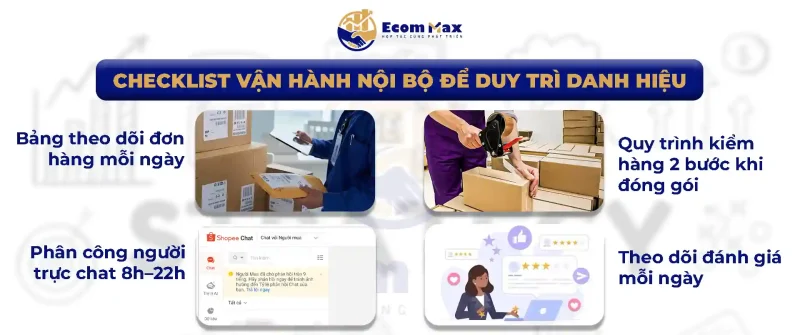 Điều Kiện Công Nhận & Duy Trì Danh Hiệu Shop Yêu Thích 2025 Checklist vận hành nội bộ để duy trì danh hiệu Shop Yêu thích