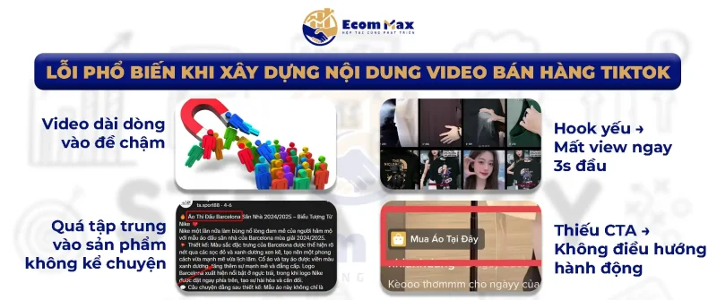 Hướng Dẫn Xây Dựng Nội Dung Video TikTok Bán Hàng Hiệu Quả Tối Ưu Tỷ Lệ Chuyển Đổi Lỗi phổ biến khi xây dựng nội dung video Tik Tok bán hàng