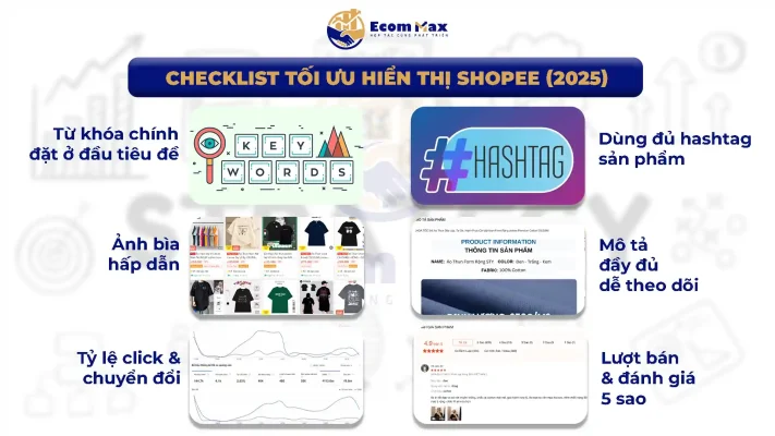 Hiểu Rõ Thuật Toán Shopee Để Tối Ưu Hiển Thị Sản Phẩm Checklist Tối Ưu Hiển Thị Shopee