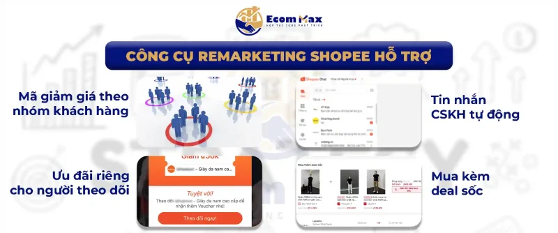 Remarketing Shopee: Tăng Đơn Bền Mà Không Cần Quảng Cáo Các Công Cụ Remarketing Shopee Hỗ Trợ