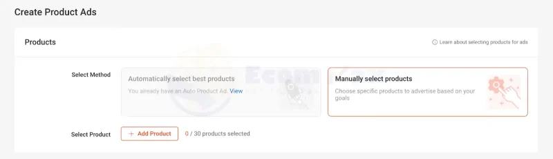 Có nên dùng GMV Max Shopee? Ưu/nhược điểm và cách tối ưu chi tiết buoc 3 quang cao gmv max shopee